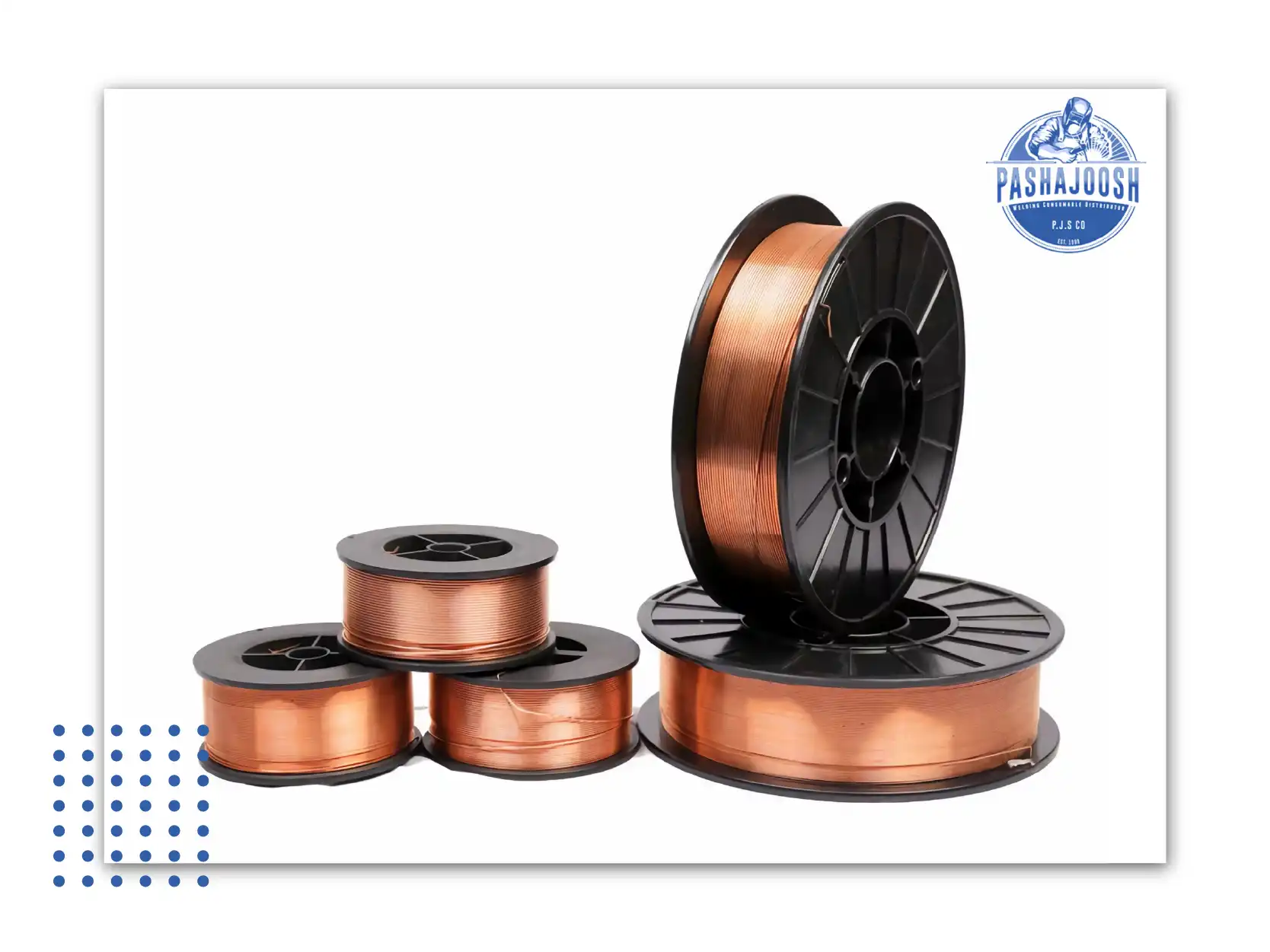 انواع سیم جوش موجود در پاشاجوش (pashajoosh.com)