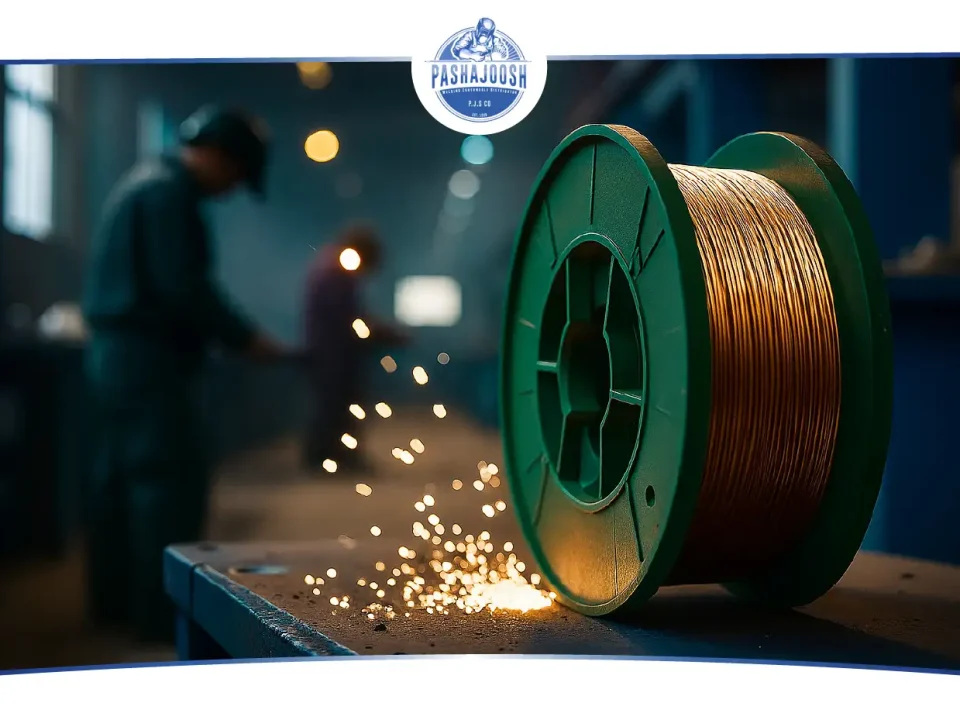 سیم جوش زیر پودری: ویژگی‌ ها، کاربردها و مزایای آن در جوشکاری صنعتی (pashajoosh.com)