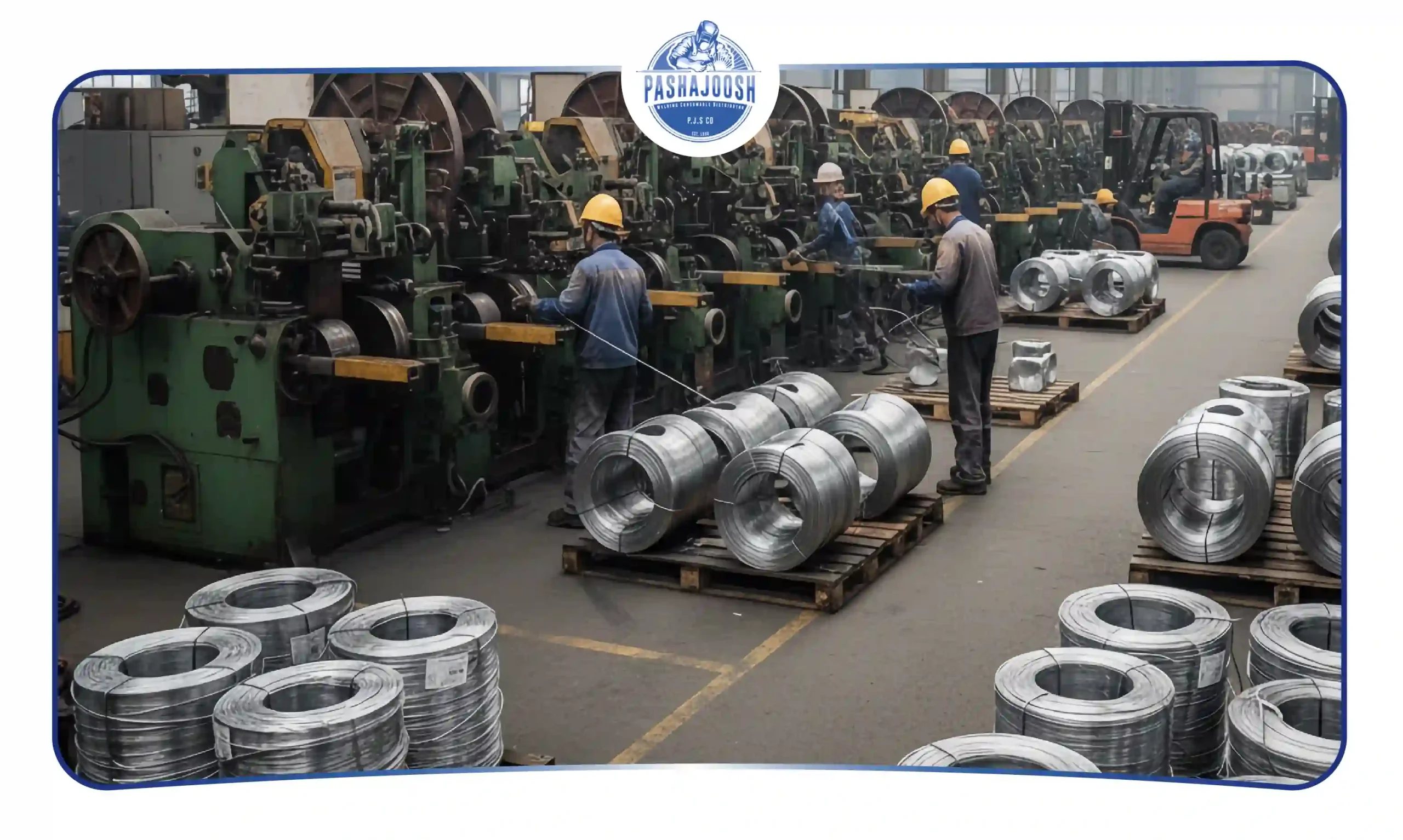 تولید مفتول جوشکاری؛ فرآیند ساخت، ترکیب شیمیایی و استانداردهای کیفی (pashajoosh.com)